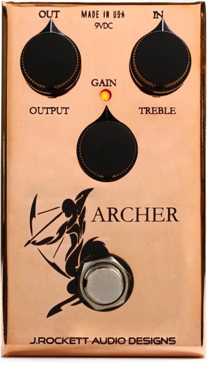 J. Rockett Audio Designs The Jeff Archer Boost/Overdrive Pedal - Copper  Plated Sweetwater Exclusive