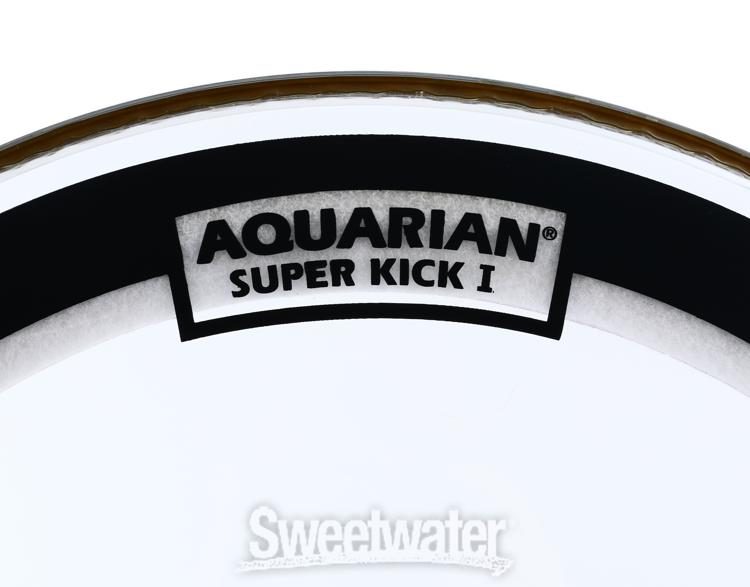 Aquarian Drumheads SuperKick 1-Ply Clear Bass Drumhead - 20 inch 