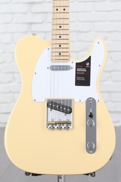 Fender American Performer Telecaster   Vintage White with Maple Fingerboard