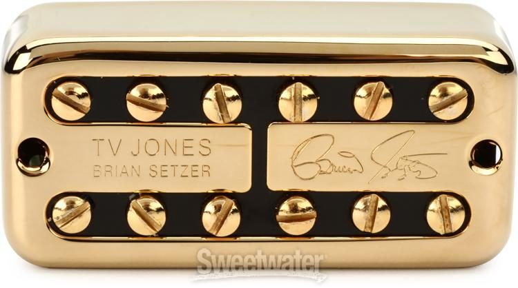 TV Jones Brian Setzer Signature Pickup Gold Bridge 