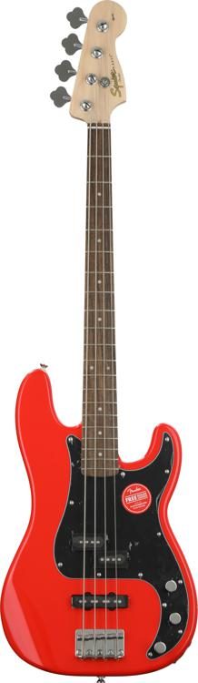 Squier Affinity Series Precision Bass PJ - Race Red with Indian