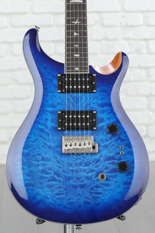 PRS SE Custom 24-08 Electric Guitar - Faded Blue Burst, Sweetwater ...