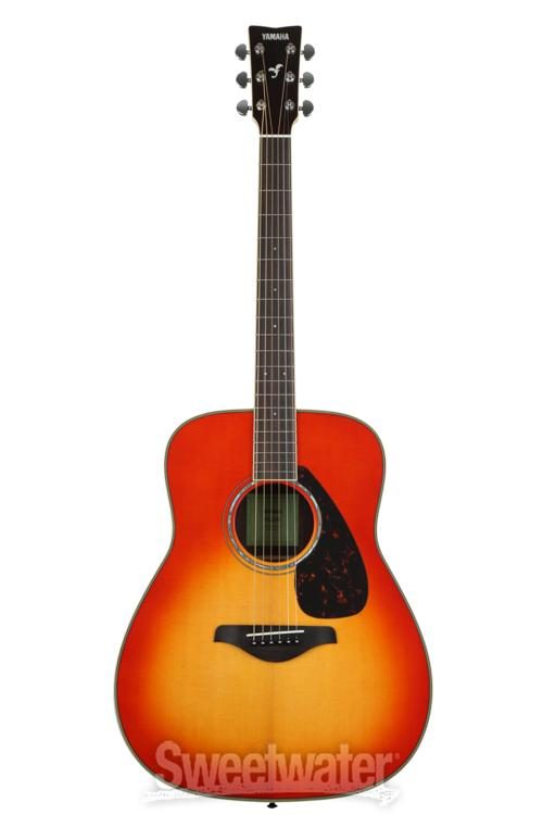 Yamaha FG830 Dreadnought Acoustic Guitar - Autumn Burst