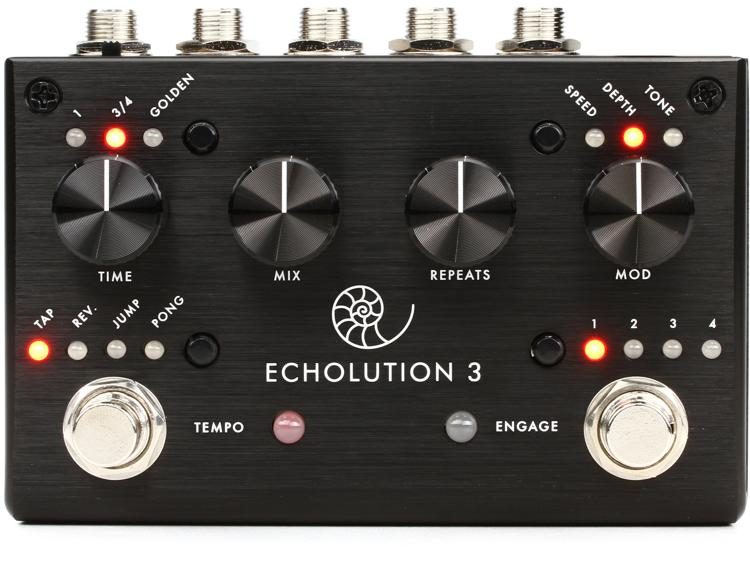 leg uit zoom Matrix Pigtronix Echolution 3 Stereo Delay Pedal | Sweetwater