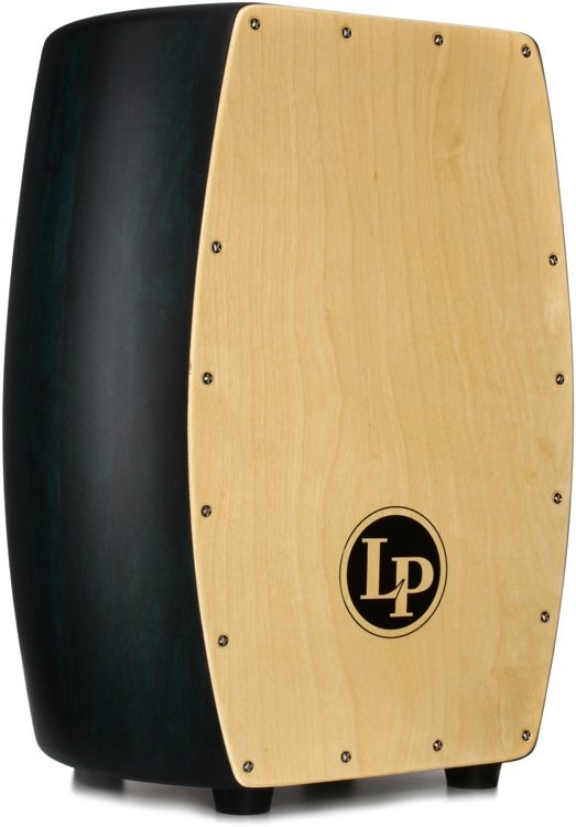 Latin Percussion Matador Stave Cajon Quinto, Green with Natural