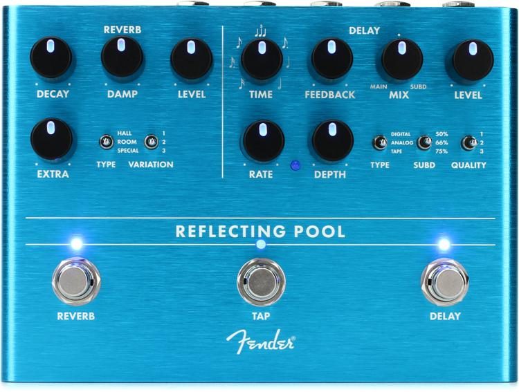 Notebook Dollar strand Fender Reflecting Pool Delay/Reverb Pedal | Sweetwater