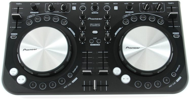 Pioneer DJ DDJ-WeGO Compact DJ Controller - White | Sweetwater
