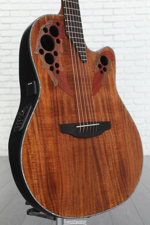 Ovation Celebrity Elite Plus CE44P-FKOA Mid-Depth Acoustic 