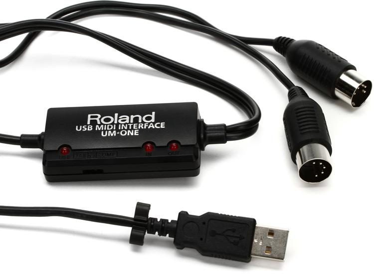 roland midi usb cable