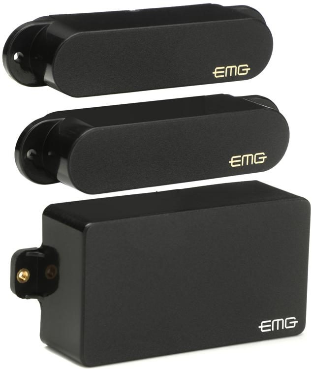 EMG SA/SA/81 Active 3-piece Pickup Set - Black | Sweetwater