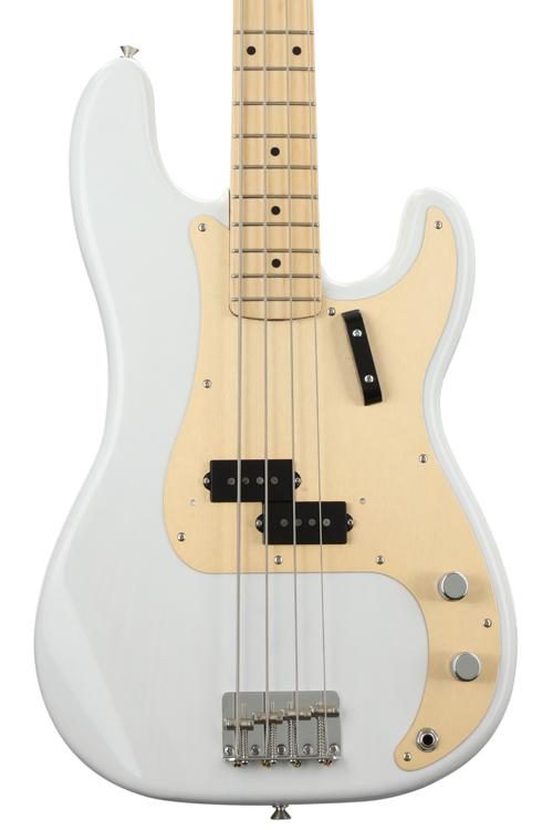 fender american original 50s precision bass white blonde