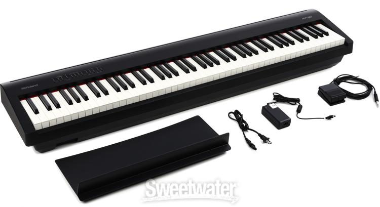 Roland Fp 30 Digital Piano With Speakers Black Reviews Sweetwater