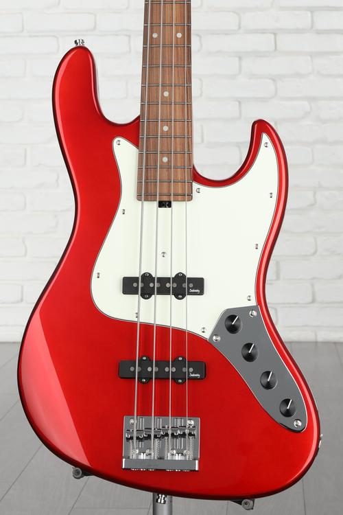 Sadowsky MetroExpress 21-fret Vintage JJ Bass, 4-string - Candy Apple Red  Metallic