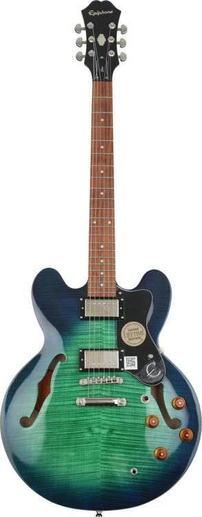 epiphone dot deluxe aquamarine