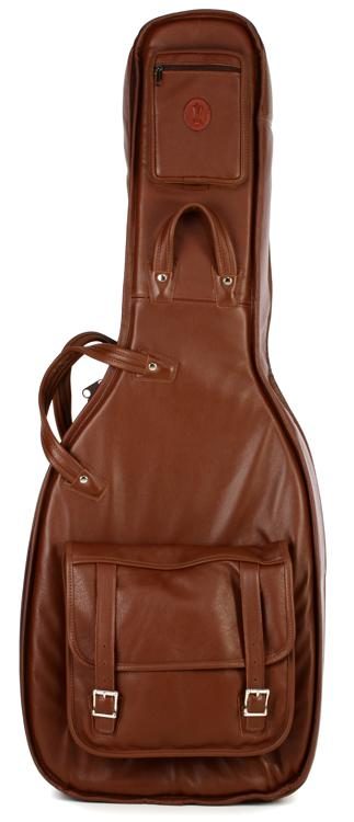 Levy's Leather Gig Bag for Acoustic Guitar - Brown | Sweetwater
