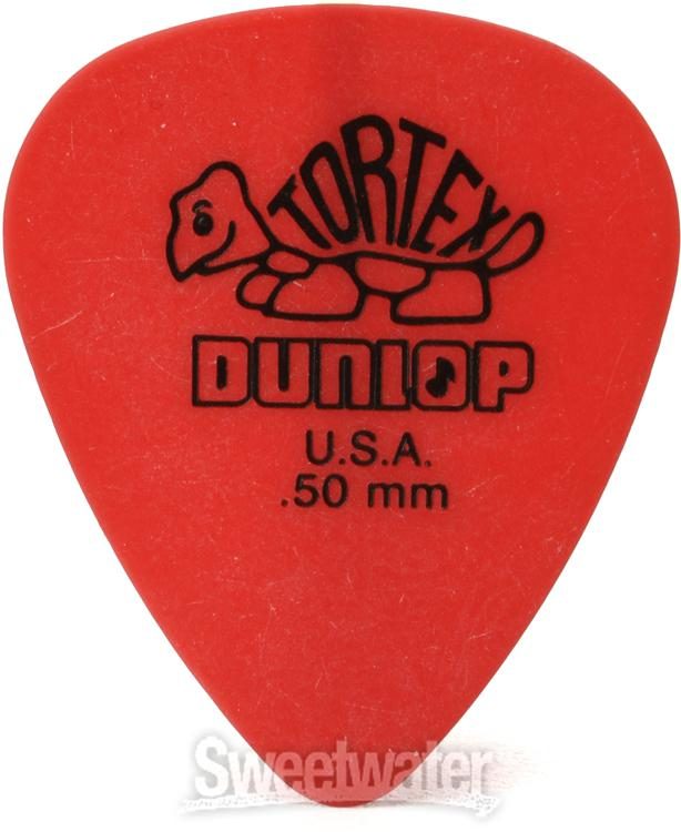 Proberen Onderscheiden Opknappen Dunlop Tortex Standard Guitar Picks - .50mm Red (12-pack) | Sweetwater