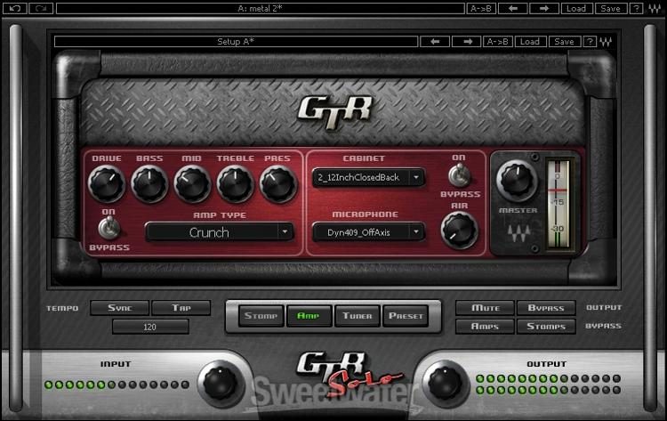 waves gtr3 gx interface