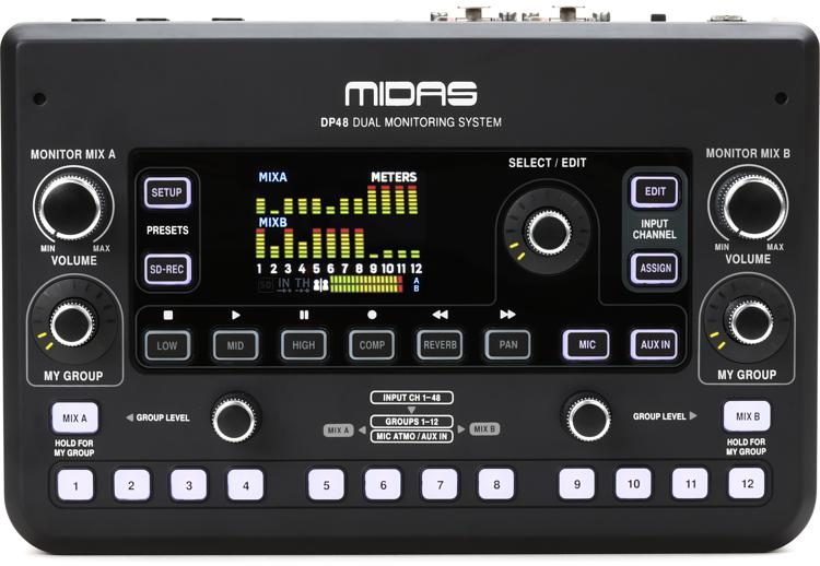 Midas DP48 48-channel Personal Mixer | Sweetwater