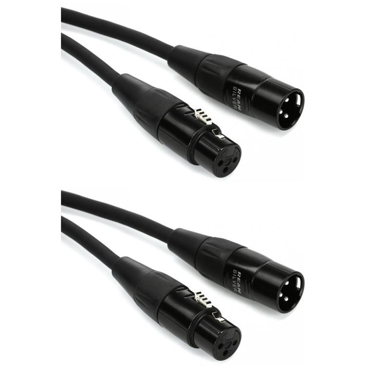 Hosa HMIC010 Pro Microphone Cable 2Pack 10 foot Sweetwater