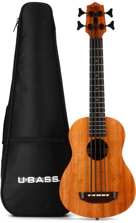 avión chatarra donante Kala U-Bass Nomad Acoustic-Electric Bass Guitar - Natural Satin | Sweetwater
