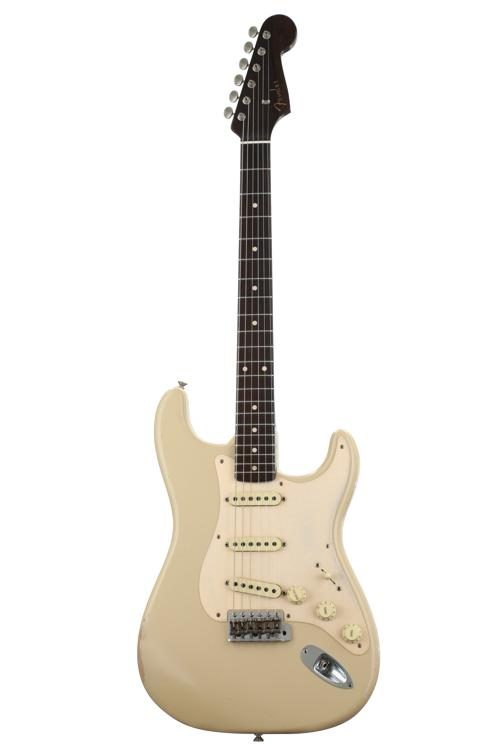 Fender Custom Shop Masterbuilt Dennis Galuszka Fat '50s Stratocaster -  Desert Sand w/ Brazilian Rosewood Neck