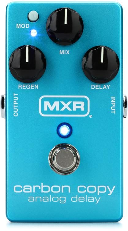 MXR M169 Carbon Copy Analog Delay Pedal - Aqua Blue Sweetwater Exclusive