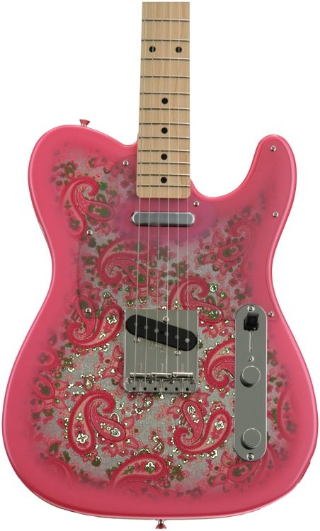 pink paisley guitar