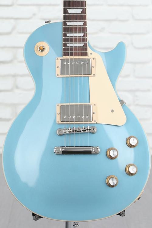 Gibson Les Paul Standard '60s Plain Top Electric Guitar - Pelham Blue 