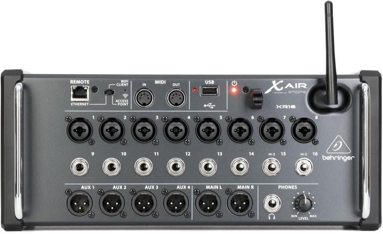 behringer xr16 mixer