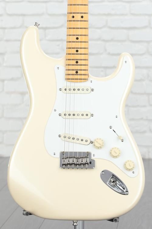 Fender Lincoln Brewster Stratocaster Electric Guitar - Olympic Pearl ...