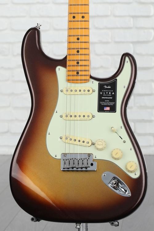 Fender American Ultra Stratocaster - Mocha Burst with Maple Fingerboard