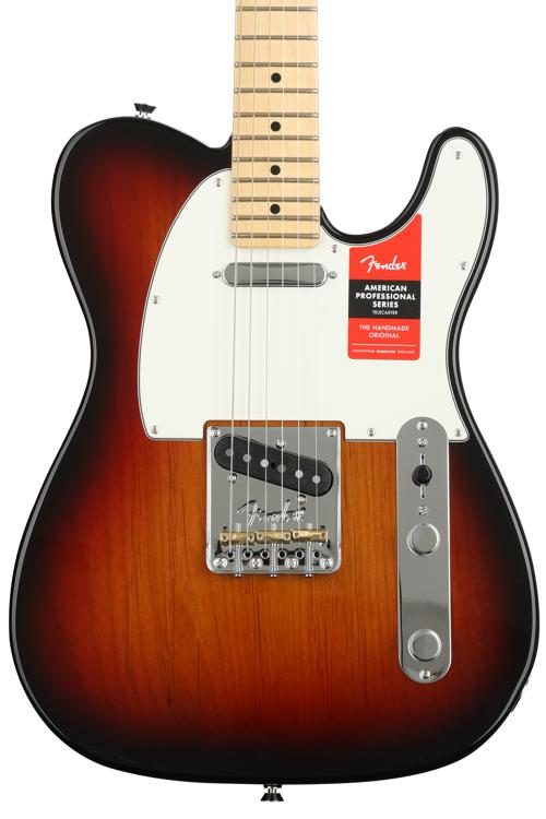 Fender American Professional Telecaster - 3-Color Sunburst with Maple  Fingerboard