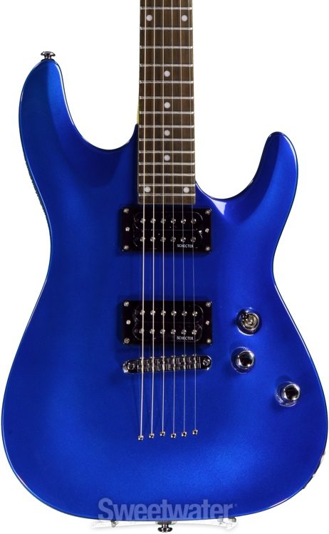 schecter omen 6 diamond series blue