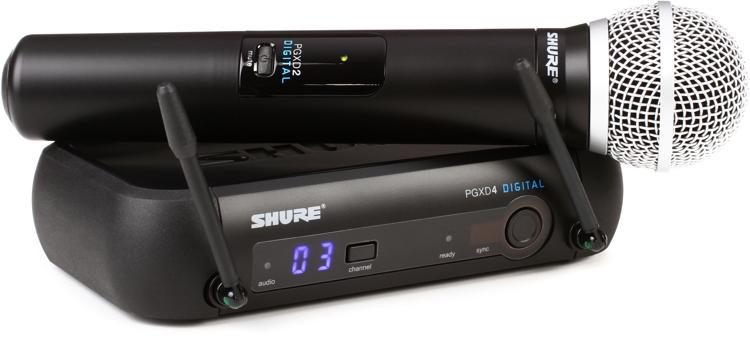 Shure PGXD24/PG58 Digital Wireless Handheld Microphone System