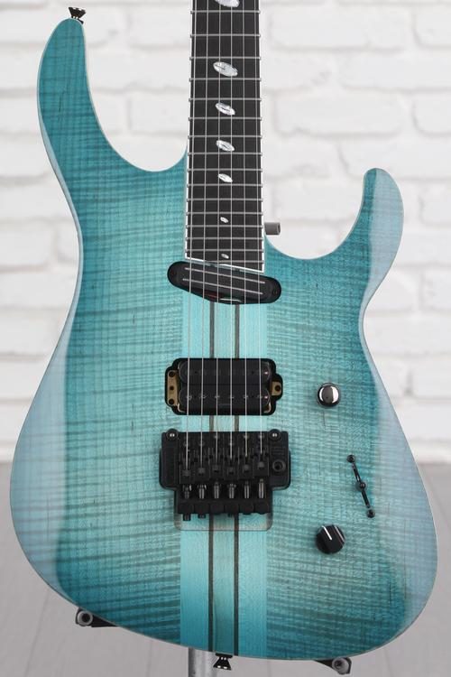 Caparison Guitars TAT Special FM Solidbody Electric Guitar Aqua Burst