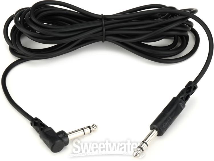 2 Hosa CSS-115R 1//4/" TRS-1//4/" TRS Right Angle Balanced Interconnect Audio Cables