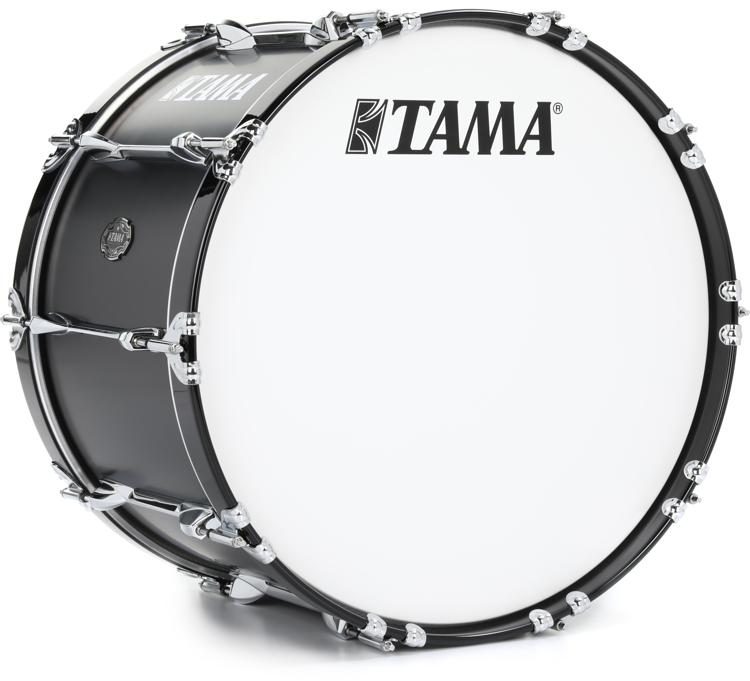 Tama Fieldstar Marching Bass Drum - 22-inch x 14-inch, Satin Black ...