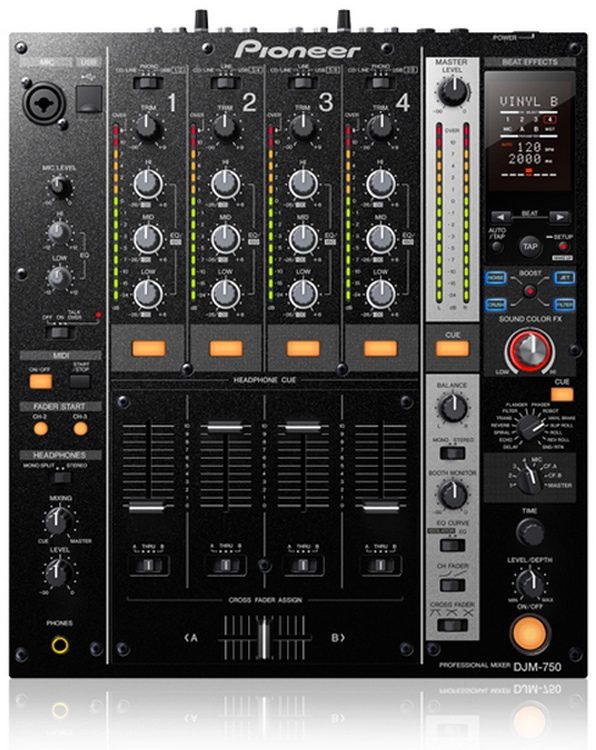 Pioneer DJ DJM-750 4-channel DJ Mixer