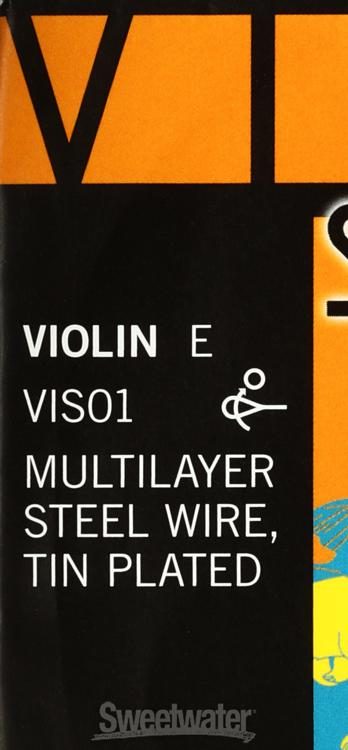 Thomastik Single string for 4/4 Violin special E-string carbon steel multilayered tin-plated for players who are happy to try out new things strong