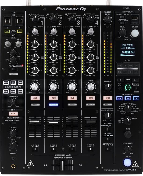 Pioneer DJ DJM-900NXS2 4-channel DJ Mixer | Sweetwater