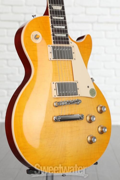Gibson Les Paul Standard '60s AAA Top Electric Guitar - Lemonburst,  Sweetwater Exclusive