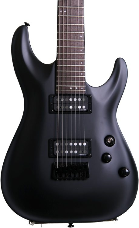 Schecter Stealth C-7 Satin Black Stealth