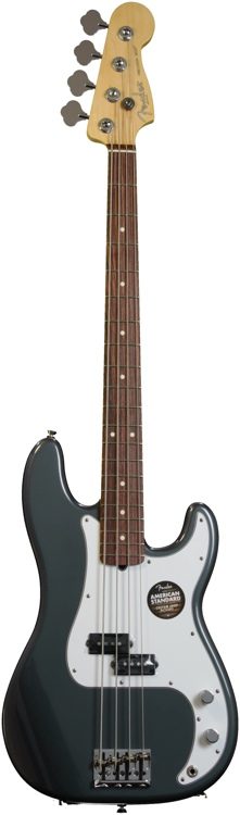 fender precision bass charcoal frost metallic