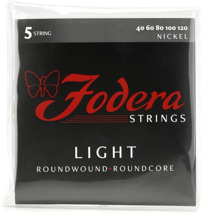 Fodera 40120 Nickel Roundwound Bass Guitar Strings - .040-.120 