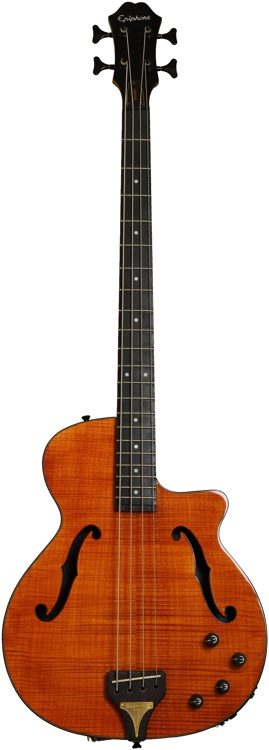 Epiphone Zenith Acoustic Electric Bass - Antique Natural,