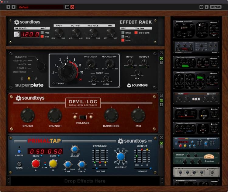 effects rack soundtoys