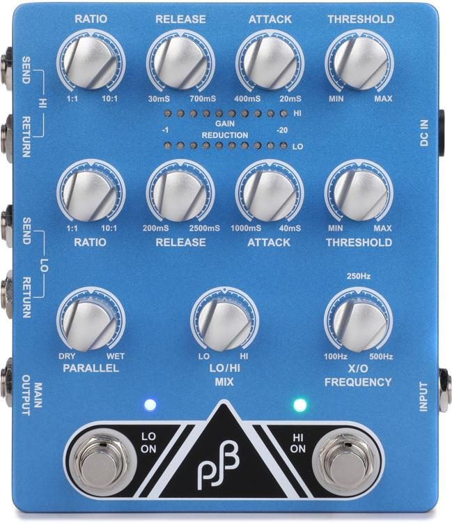 Phil Jones Bass X2C Multifunctional Dual-band Compressor Pedal | Sweetwater