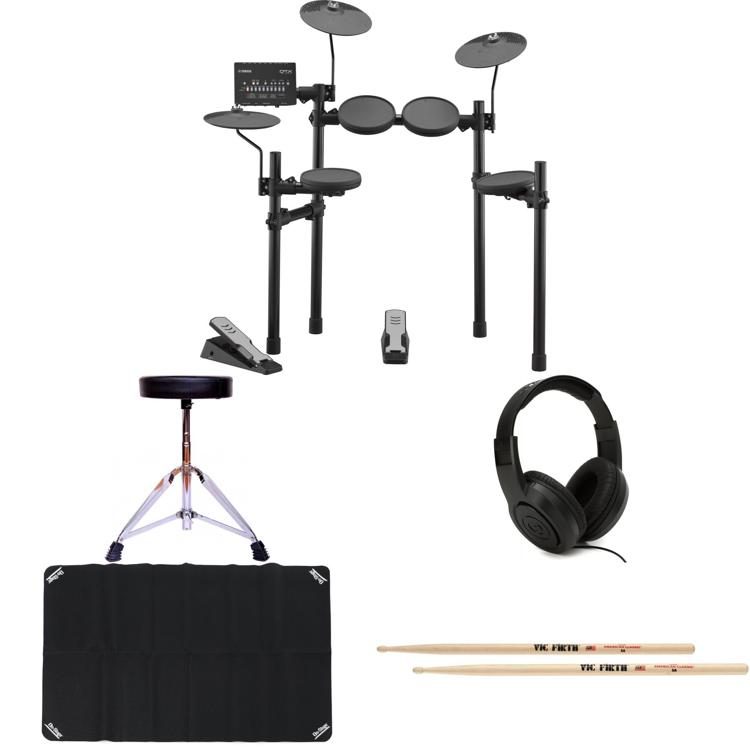 analogie partner vreugde Yamaha DTX402K Electronic Drum Set Essentials/Mat/Headphones Bundle |  Sweetwater
