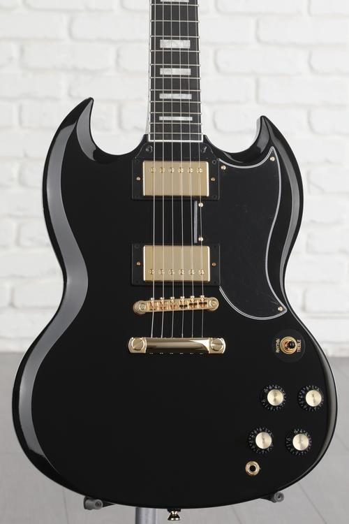 Epiphone SG Custom Electric Guitar - Ebony | Sweetwater