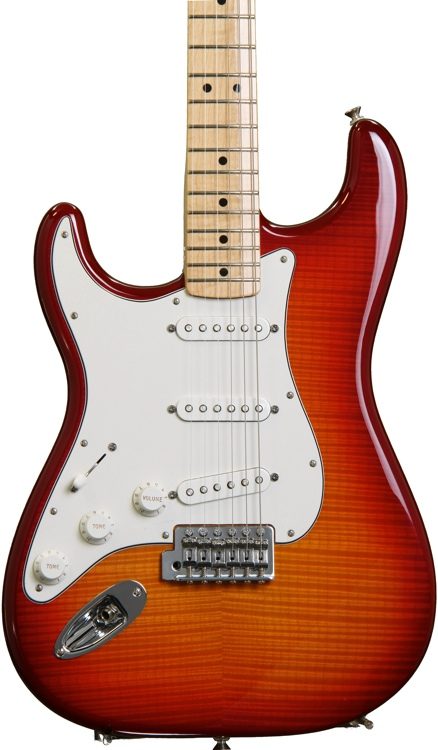 Fender Standard Stratocaster Plus Top Left-handed - Aged Cherry 